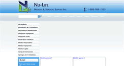 Desktop Screenshot of nu-lifemedical.com